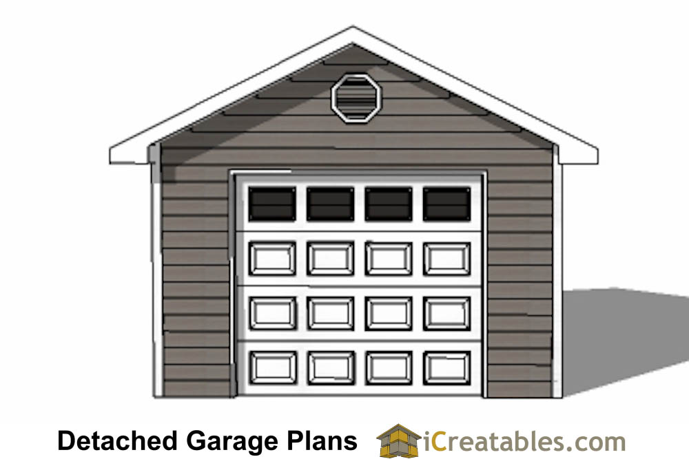 14x20 garage plans front elevation